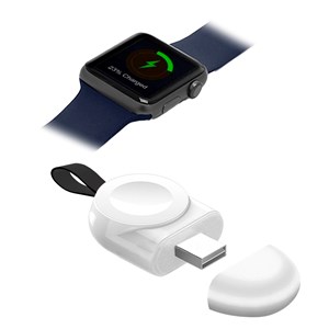 Chargeur compact de voyage usb compatible avec apple watch.