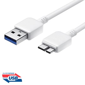 Câble usb 3.0 vers micro b pour disques durs externes, 90cm