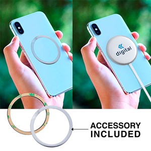 Chargeur sans fil 10w. Magnétique aluminium charge rapide