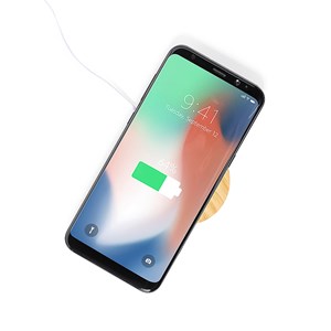 Chargeur support nature bambou sans fil 10w. Magnétique