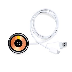 Chargeur sans fil transparent 15w. Magnétique magsafe.