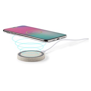 Chargeur sans fil nature fibre de tige de blé 5w.