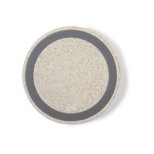 Chargeur sans fil nature fibre de tige de blé 5w.