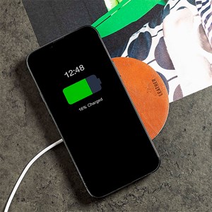 Chargeur sans fil rabs et cuir 15w charge rapide