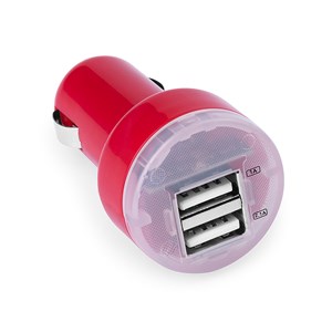 Chargeur voiture usb 2 sorties usb. 2100 ma