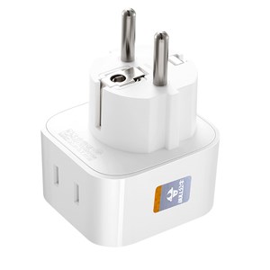 Adaptateur de prise américain à européen.
