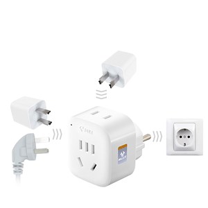 Adaptateur de prise américain à européen.