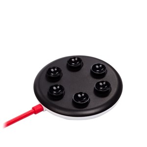 Chargeur rapide qi 10w avec ventouses.