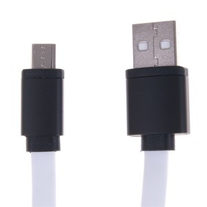 Câble micro usb à usb blanc&nbsp;noir