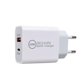 Chargeur usb + usb-c pd20w