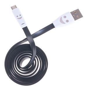 Câble plat micro usb smile