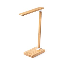 Lampe chargeur nature bambou 25 leds. Pliable. 3 positions de lumière.