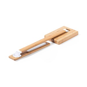 Lampe chargeur nature bambou 25 leds. Pliable. 3 positions de lumière.