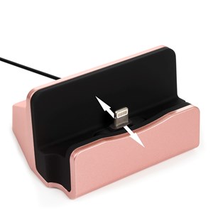 Base de charge pour iphone 5&nbsp;6&nbsp;7&nbsp;8&nbsp;x lightning 8 pins