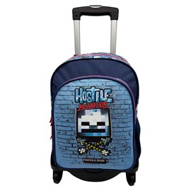 Minecraft comportement hostile sac à dos principal double compartiment.