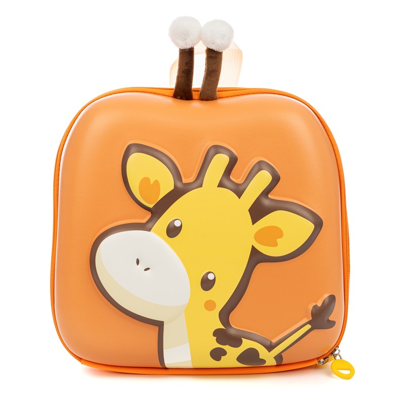 Sac à dos pour enfants avec un design de girafe. Avec un dos.