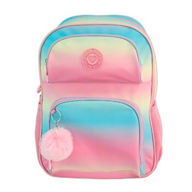 Sac à dos primaire blin blin gradient pink avec double compartiment adaptable.