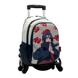 Naruto itachi sac à dos primaire double compartiment + chariot avec protection.