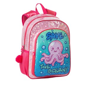 Sac à dos primaire pulpito save the ocean. Adaptable à un chariot.