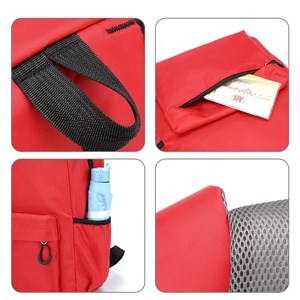 Sac à dos de 40 cm en polyester 210d résistant.