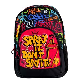 Sac à dos primaire ranking grafitti avec double compartiment adaptable.
