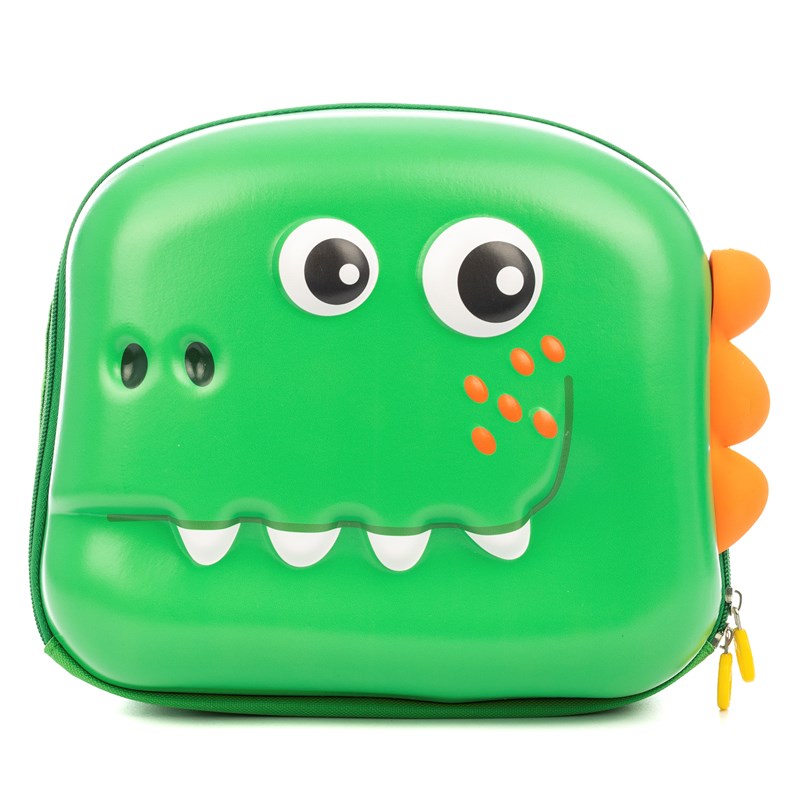 Sac à dos enfant avec design de dinosaure. Avec dossier et bretelles rembourrés.