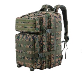 Sac à dos tactique militaire de 45 litres avec système molle de grande capacité.