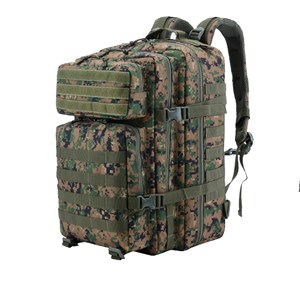 Sac à dos tactique militaire de 45 litres avec système molle de grande capacité.