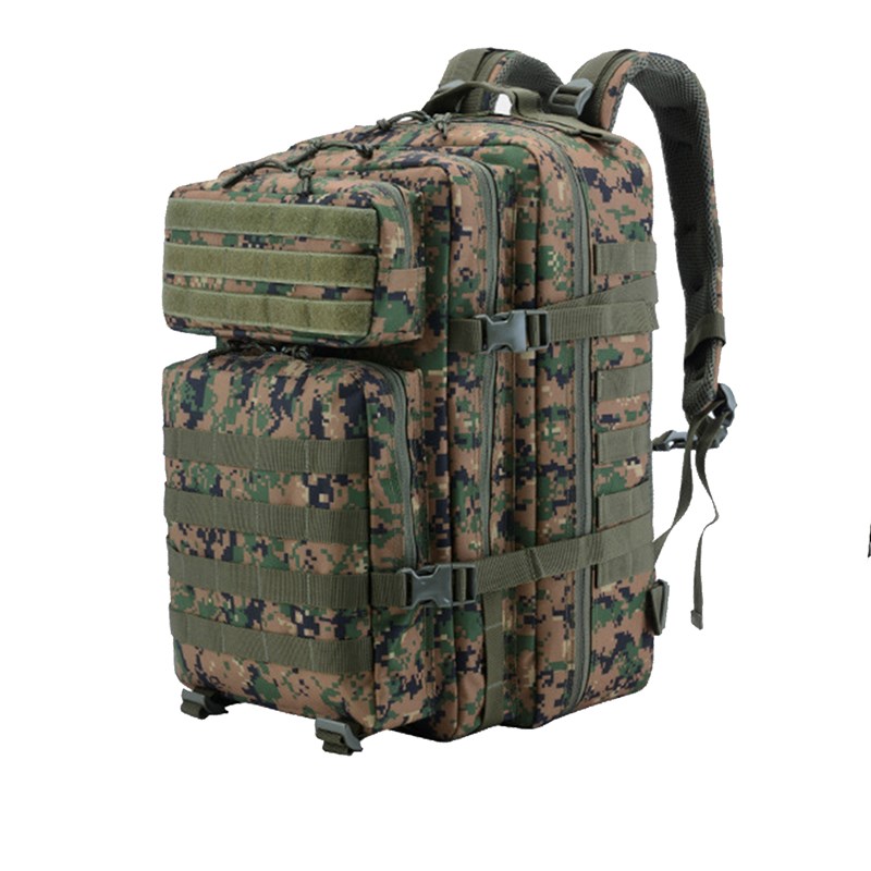 Sac à dos tactique militaire de 45 litres avec système molle de grande capacité.