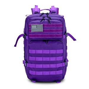 Sac à dos tactique militaire de 45 litres avec système molle de grande capacité.