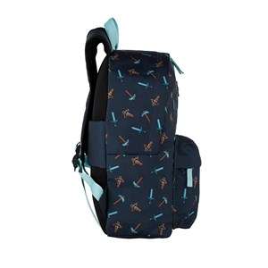 Minecraft pica pica sac à dos américain. Compartiment pour ordinateur portable.