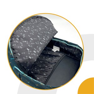 Minecraft pica pica sac à dos américain. Compartiment pour ordinateur portable.