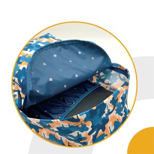 Fortnite blue camo sac à dos américain. Compartiment pour ordinateur portable.