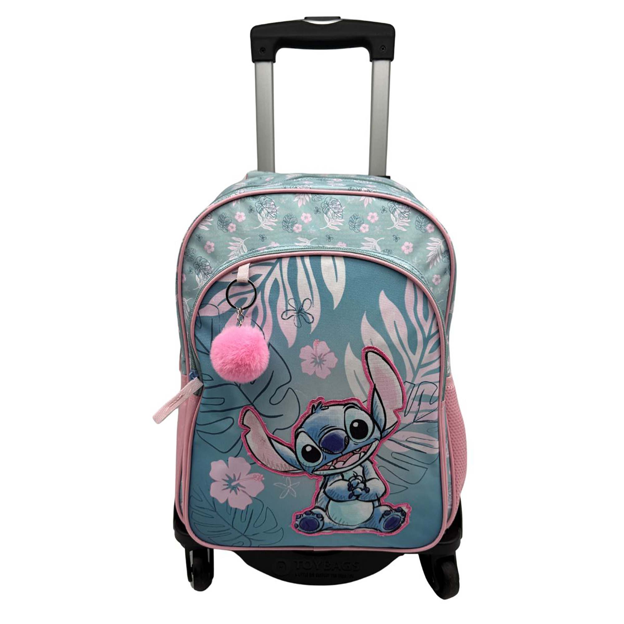 Sac à Dos Scolaire Stitch Beach Avec Chariot - 33x15x42 Cm, Dos Et Bretelles Rembourrés, 2 Ans Garantie - 11