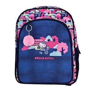 Hello kitty sac à dos primaire avec double compartiment adaptable à chariot.