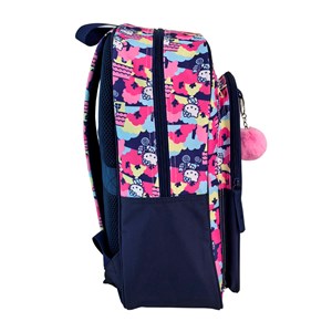 Hello kitty sac à dos primaire avec double compartiment adaptable à chariot.