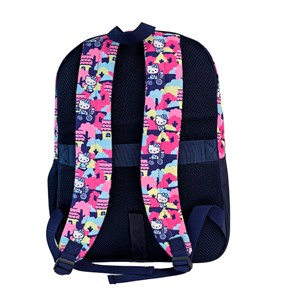 Hello kitty sac à dos primaire avec double compartiment adaptable à chariot.