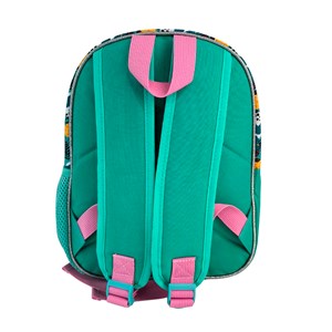 Stitch tropical sac à dos maternelle 3d. Poche latérale. Dossier rembourré.