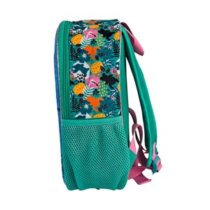 Stitch tropical sac à dos maternelle 3d. Poche latérale. Dossier rembourré.