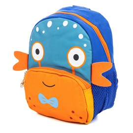 Mochila pour enfants avec design de crabe. Avec des bretelles rembourrées.