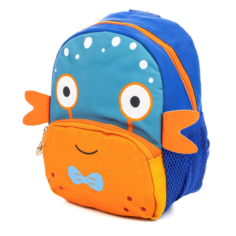 Mochila pour enfants avec design de crabe. Avec des bretelles rembourrées.