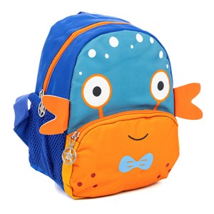 Mochila pour enfants avec design de crabe. Avec des bretelles rembourrées.
