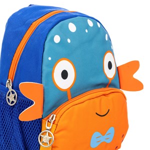 Mochila pour enfants avec design de crabe. Avec des bretelles rembourrées.