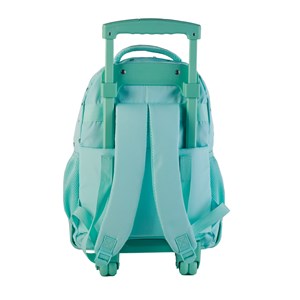 Chariot fixe compact double corps grande capacité blin-blin cœurs menthe.