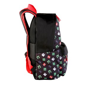 Minecraft tnt sac à dos américain. Compartiment pour ordinateur portable.