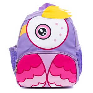 Sac à dos d'enfant avec design d'oiseau. Avec des bretelles rembourrées.