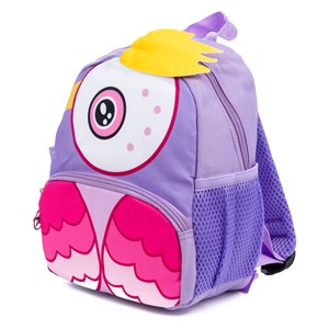 Sac à dos d'enfant avec design d'oiseau. Avec des bretelles rembourrées.