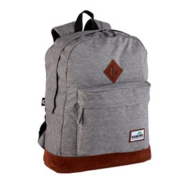 Mochila américain ranking gris. Compartiment pour ordinateur portable.