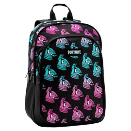 Fortnite llama sac à dos avec double compartiment adaptable à chariot.