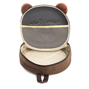 Sac à dos enfant avec design d'ours. Avec dos et bretelles rembourrés.